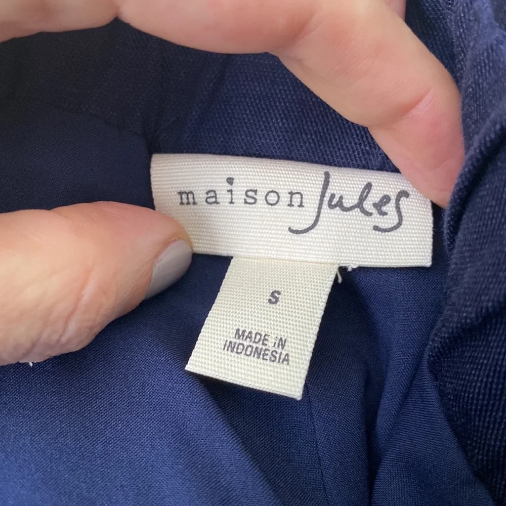Maison Jules Belted Cinch Waist Shorts